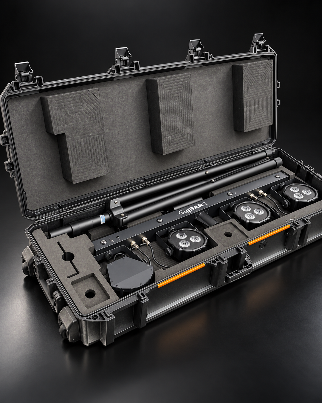 CHAUVET DJ GigBAR 2 Custom Foam Case – Pelican Vault V800
